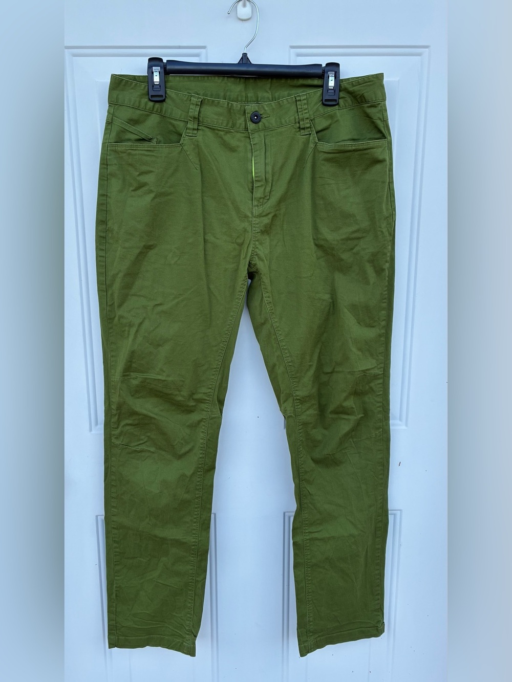Millet Men's Olive Green Slim Chino Pants Size 34 Outdoor Hiking Camping